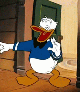 Gif animé rire Donald
